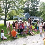 Children Gather for Artists' Reception