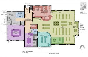 Floor plan of new building