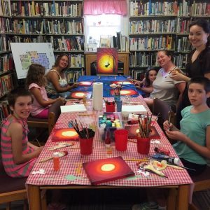 Canvas painting with Sarah 8/19/17!