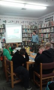 Dan Thompson from the National Weather Service speaking to the Weather Around Us group on Monday 2-26-2018