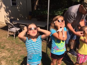 Solar eclipse viewing, 8/21/17.