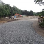 Driveway graded