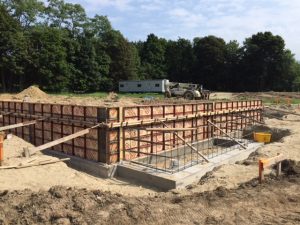 Frames for foundation pouring