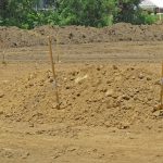 Shovel in dirt pile