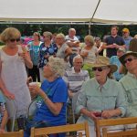 Community members at groundbreaking