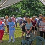 Community members at groundbreaking