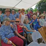 Community members at groundbreaking