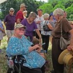 Community members at groundbreaking