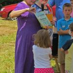 Kids listening to library story