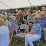 Community members at groundbreaking