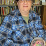 Woman with terrarium